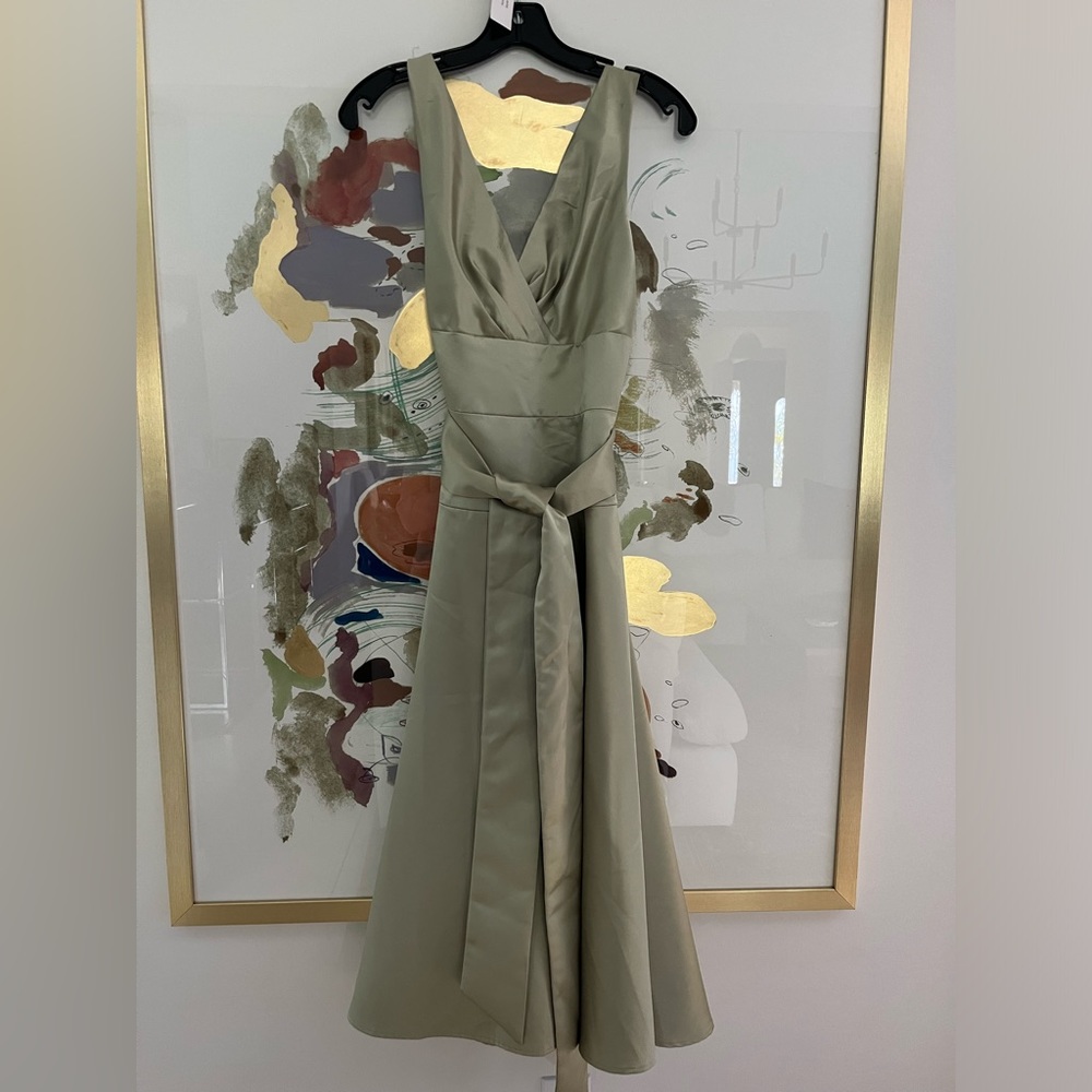 Max and Cleo dress sage green